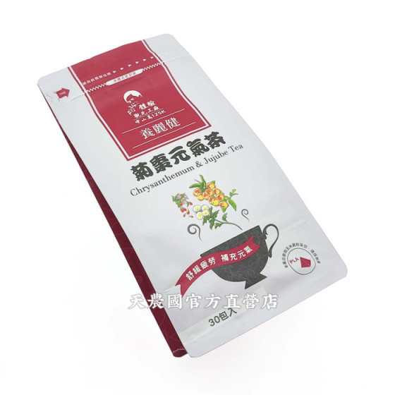 [125K百茶文化園]菊棗元氣茶(5g*30包)*1袋