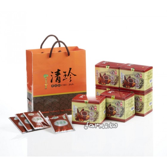 [清珍牛蒡]清珍牛蒡茶包(5公克×12小包)-小