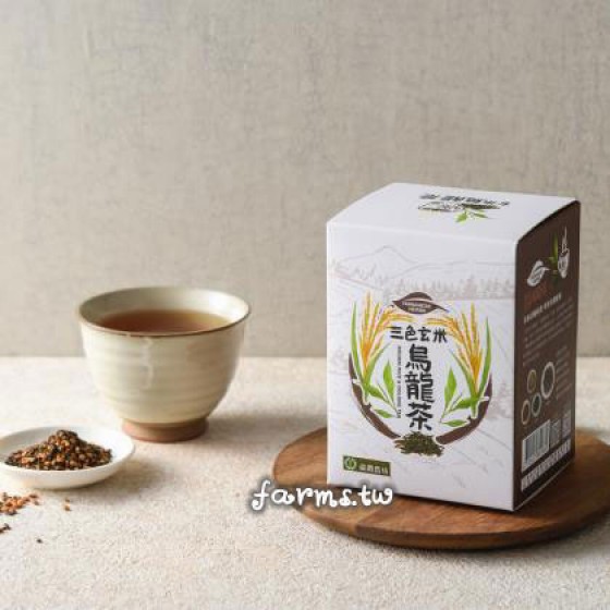 [蔴鑽農坊]草本三色玄米烏龍茶-袋茶(3.5g*15包)