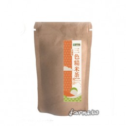 [蔴鑽農坊]三色糙米茶-大泡包(10g*12入)*10包-經濟環保包
